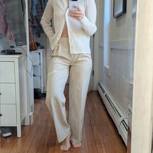 NWT Nanette Lepore Pleated Stretch Back Pants -XS